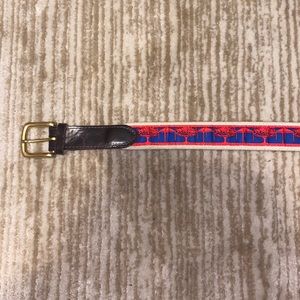 Vineyard Vines Belt Size 40 Ole Miss grove design